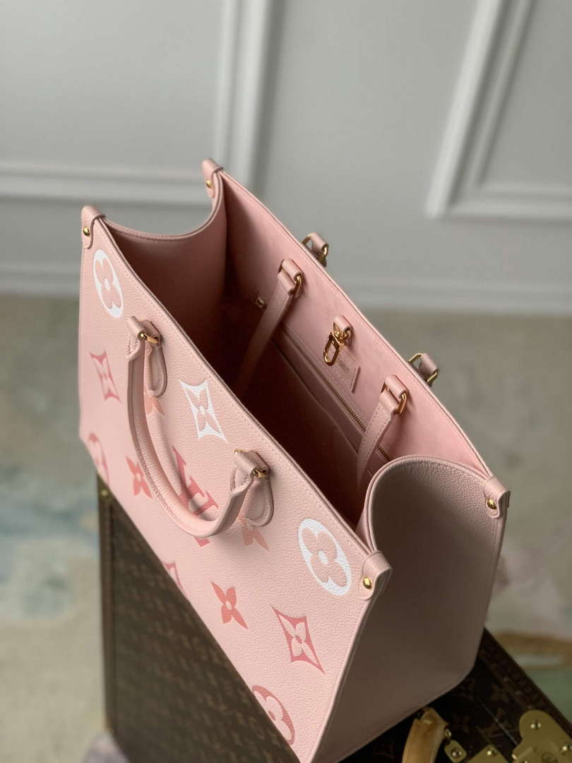 LV M46542 Louis Vuitton OnTheGo MM Bag Gradient Pink - Default Title - View 8