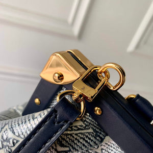 LV M46544 Louis Vuitton Monogram Clutch Bag Blue - Default Title - View 7