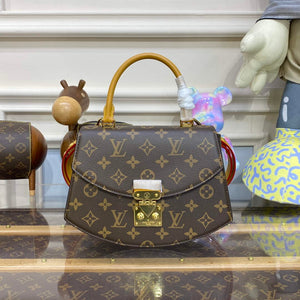 LV M46548 Louis Vuitton Tilsitt Monogram Handbag Brown - Default Title - View 1