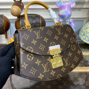 LV M46548 Louis Vuitton Tilsitt Monogram Handbag Brown - Default Title - View 5