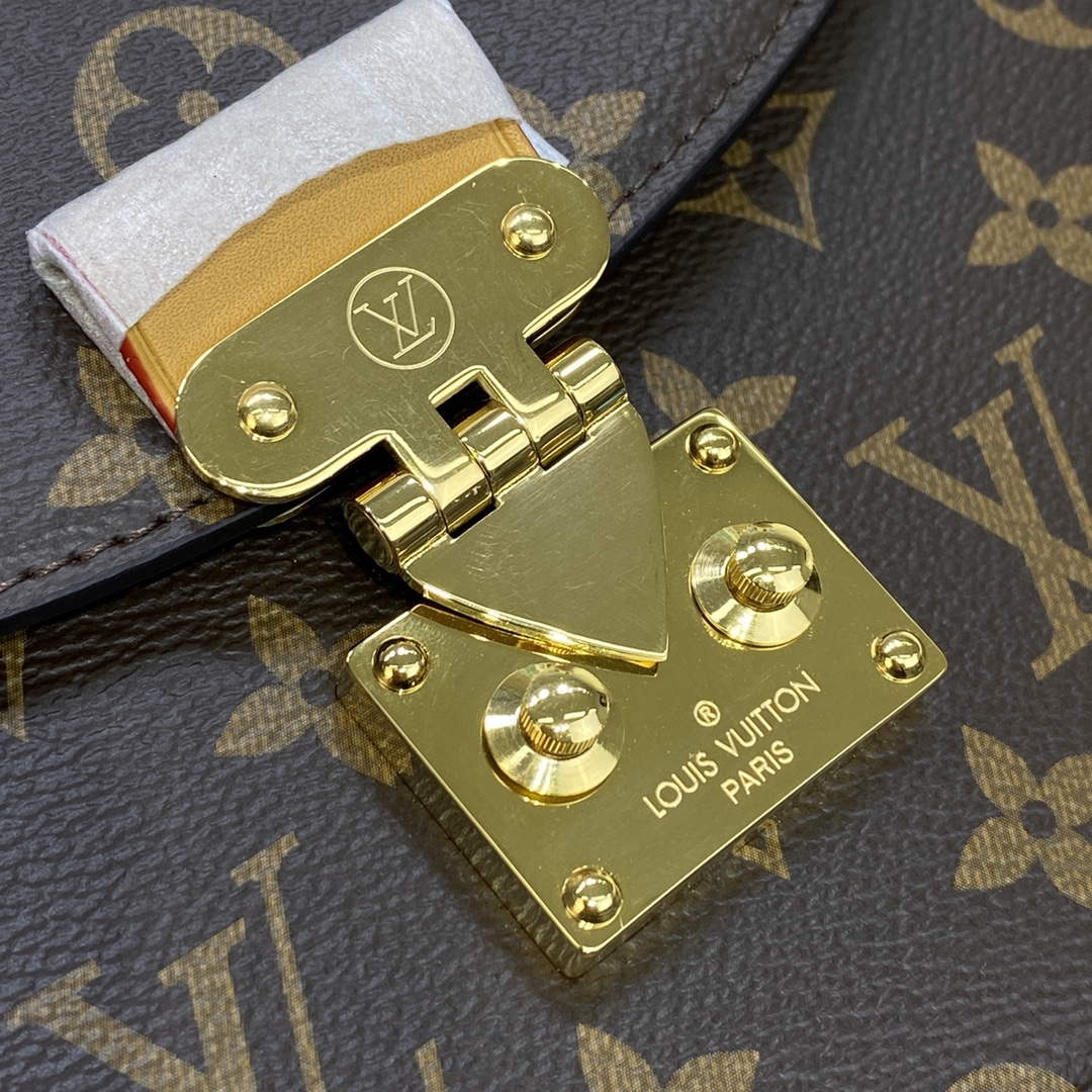 LV M46548 Louis Vuitton Tilsitt Monogram Handbag Brown - Default Title - View 6
