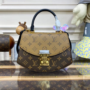 LV M46548 Louis Vuitton Tilsitt Monogram Handbag Yellow - Default Title - View 1
