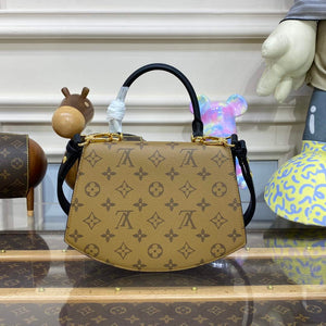 LV M46548 Louis Vuitton Tilsitt Monogram Handbag Yellow - Default Title - View 3