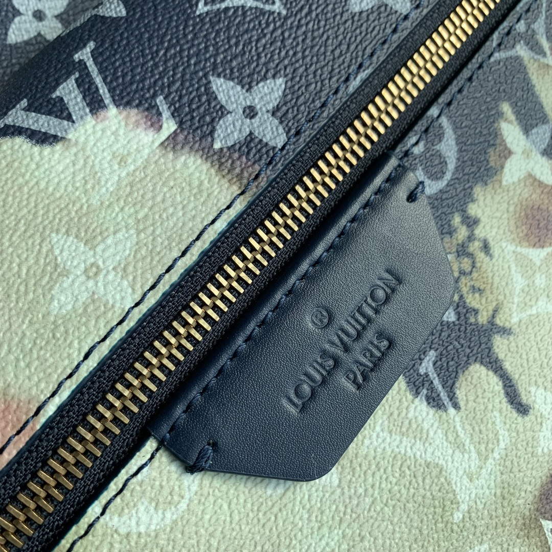 LV M46553 Louis Vuitton Discovery Backpack Bag Blue - Default Title - View 5