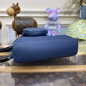 LV M46562 Louis Vuitton Duo Slingbag Navy River Blue - Default Title - View 4