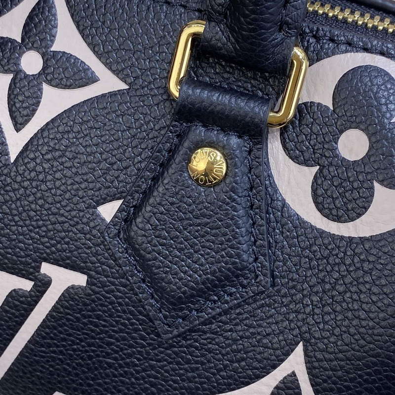LV M46575 Louis Vuitton Speedy Bandouliere 20 Bag Black