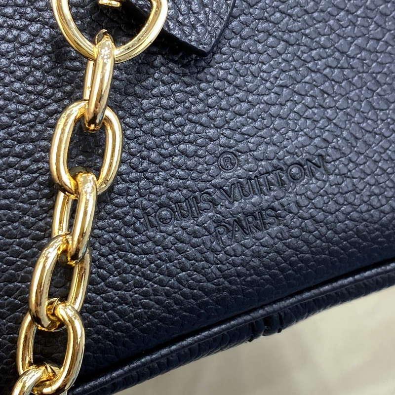 LV M46575 Louis Vuitton Speedy Bandouliere 20 Bag Black
