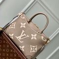 LV M46585 Louis Vuitton Trianon PM Tote Bag Cr¨¨me Beige - Default Title - View 1