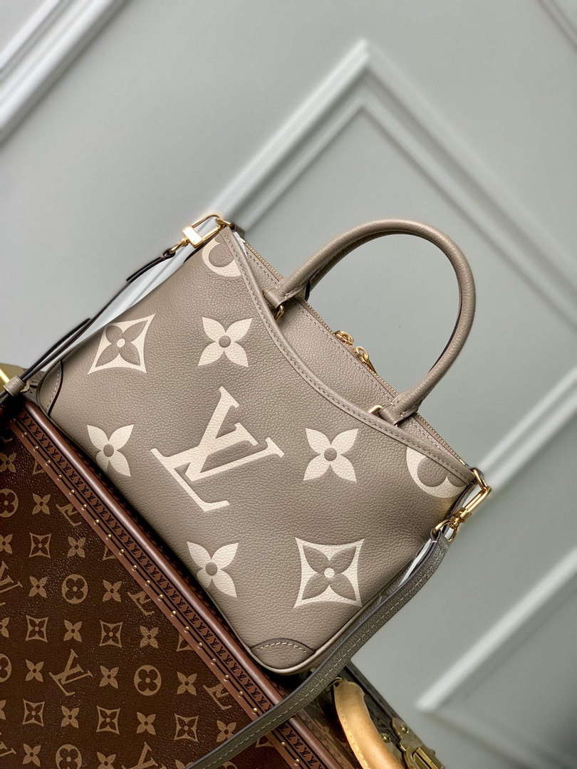 LV M46585 Louis Vuitton Trianon PM Tote Bag Cr¨¨me Beige - Default Title - View 1