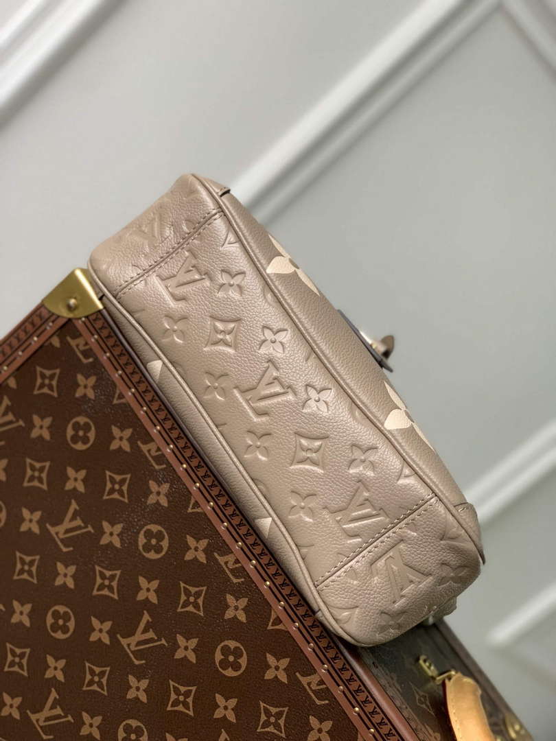 LV M46585 Louis Vuitton Trianon PM Tote Bag Cr¨¨me Beige