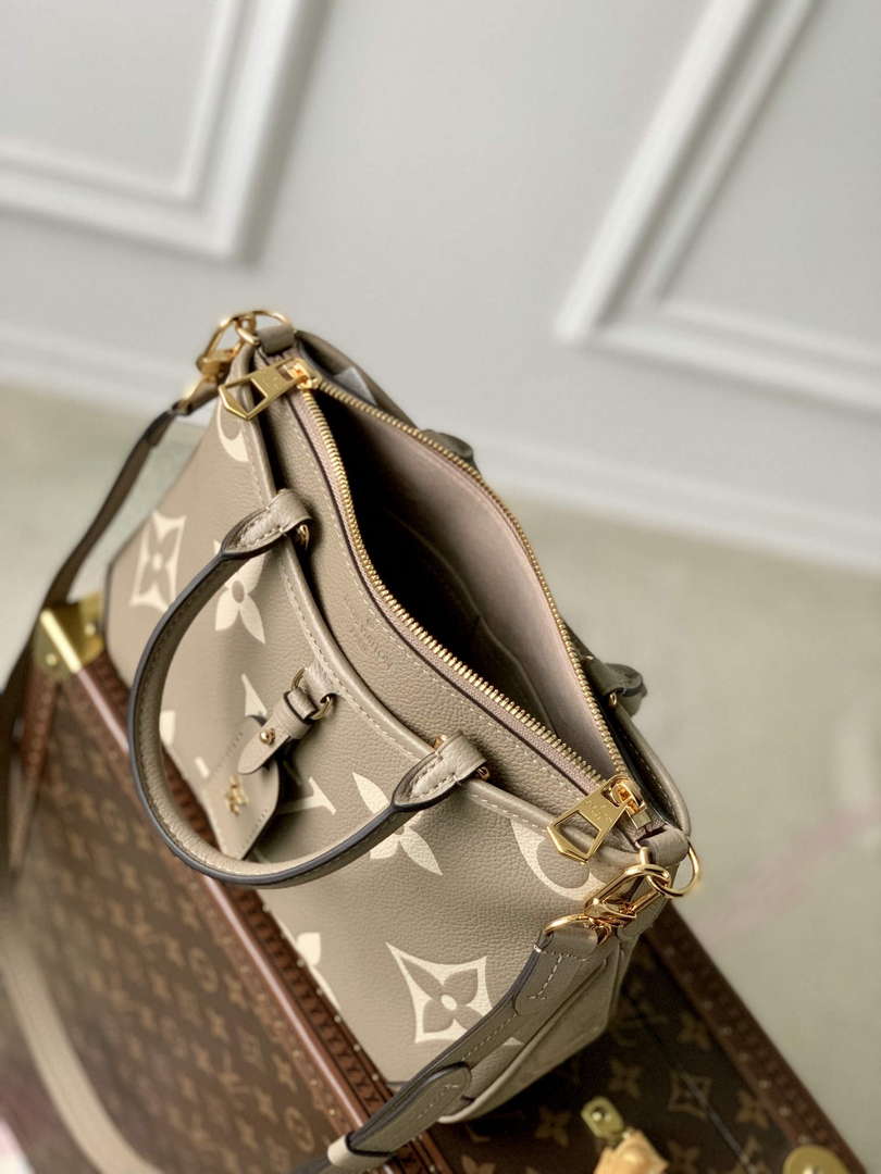 LV M46585 Louis Vuitton Trianon PM Tote Bag Cr¨¨me Beige - Default Title - View 8
