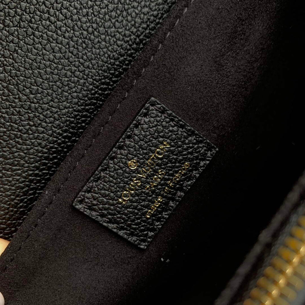 LV M46595 Louis Vuitton Pochette M¨¦tis East West Handbag Black