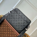 LV M46602 Louis Vuitton Trio Messenger Bag Monogram Shadow Leather - Default Title - View 1