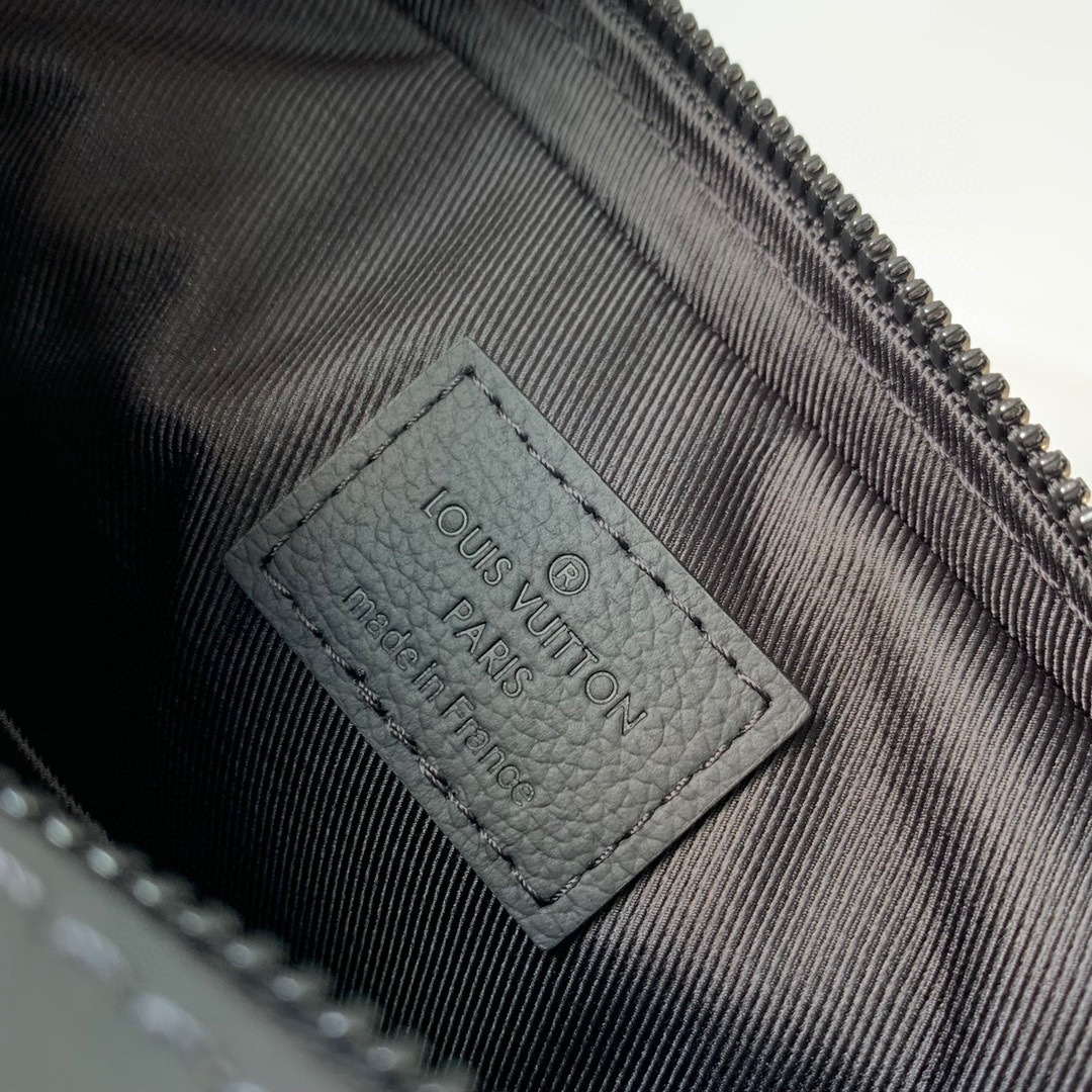 LV M46602 Louis Vuitton Trio Messenger Bag Monogram Shadow Leather - Default Title - View 9