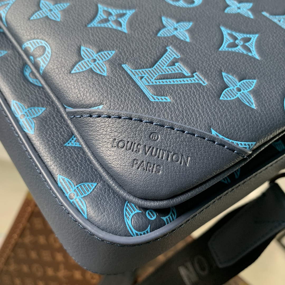LV M46604 Louis Vuitton Trio Messenger Navy River Blue - Default Title - View 5