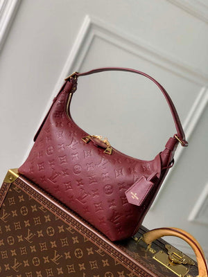 LV M46610 Louis Vuitton Sac Sport Bag Wine Red - Default Title - View 1