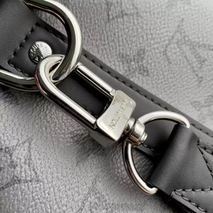 LV M46655 Louis Vuitton Keepall Bandouliere 35 Monogram Eclipse Black - Default Title - View 4
