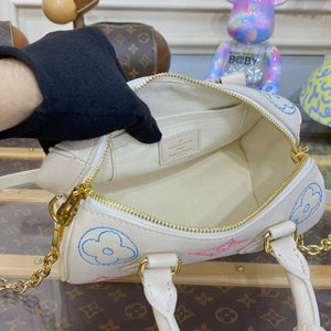 LV M46667 Louis Vuitton Speedy Bandouliere 20 Handbag Beige - Default Title - View 9
