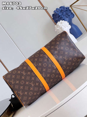 LV M46703 Louis Vuitton Keepall Bandouliere 45 Bag Radiant Sun - Default Title - View 6