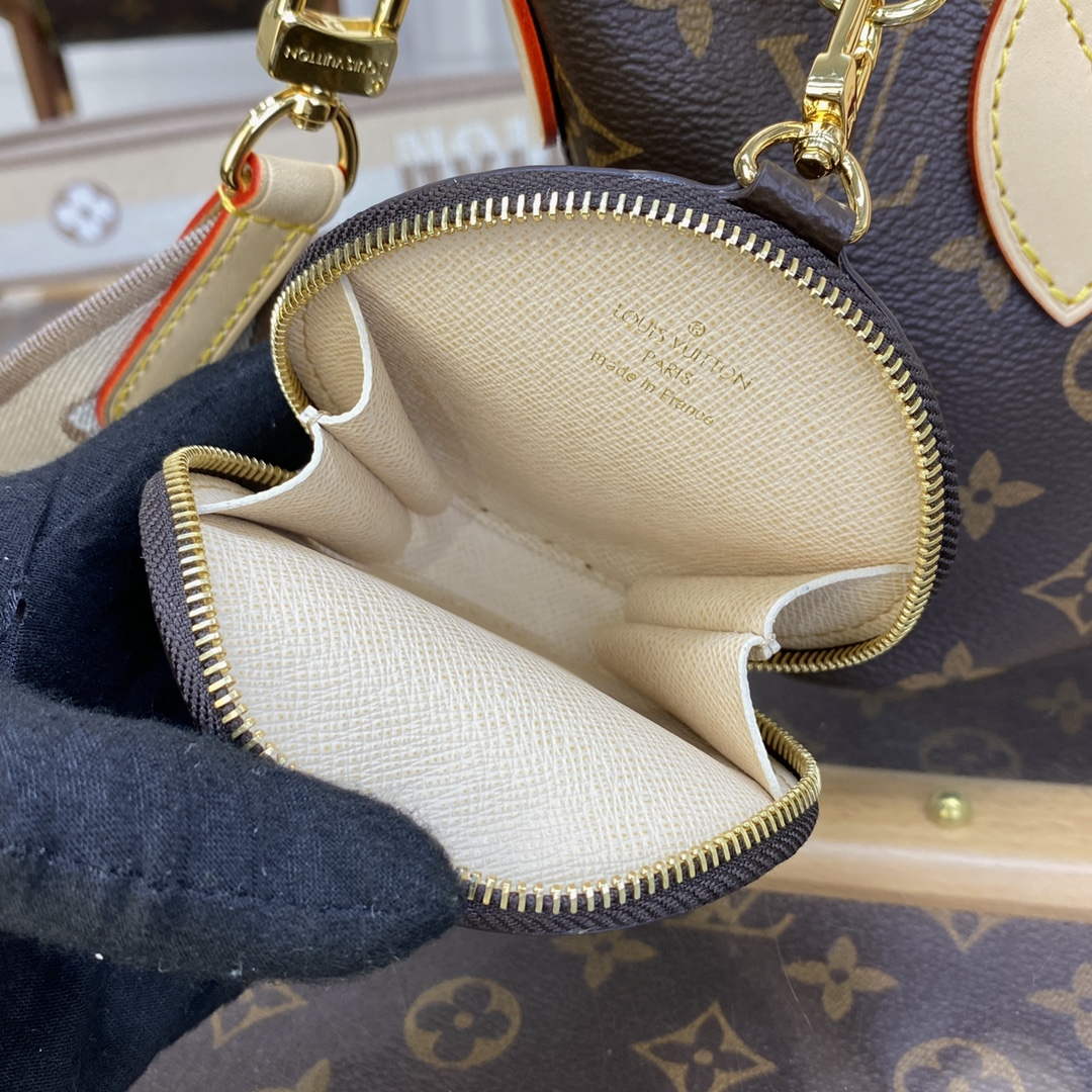 LV M46705 Louis Vuitton Neverfull BB Handbag Beige - Default Title - View 5