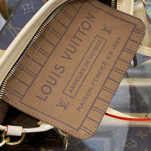 LV M46705 Louis Vuitton Neverfull BB Handbag Beige - Default Title - View 8