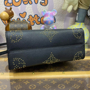 LV M46733 Louis Vuitton OnTheGo PM Handbag Black - Default Title - View 4