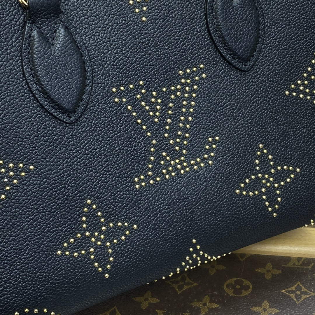 LV M46733 Louis Vuitton OnTheGo PM Handbag Black - Default Title - View 5