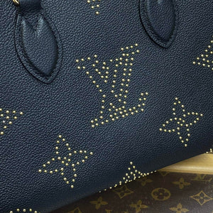 LV M46733 Louis Vuitton OnTheGo PM Handbag Black - Default Title - View 5