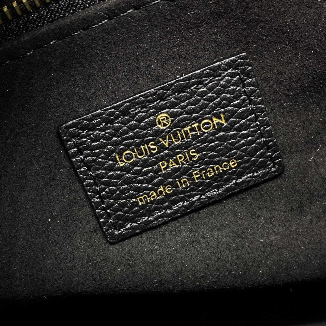 LV M46733 Louis Vuitton OnTheGo PM Handbag Black - Default Title - View 8
