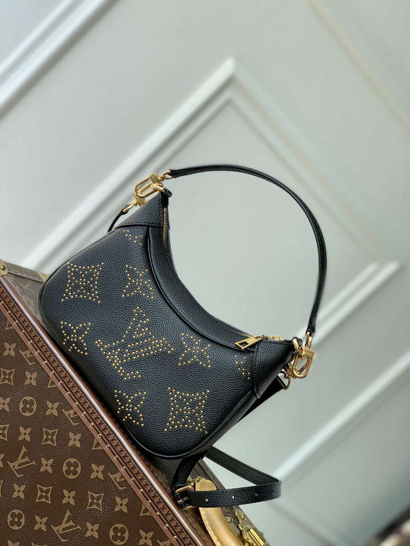 LV M46735 Louis Vuitton Bagatelle Handbag Black - Default Title - View 1