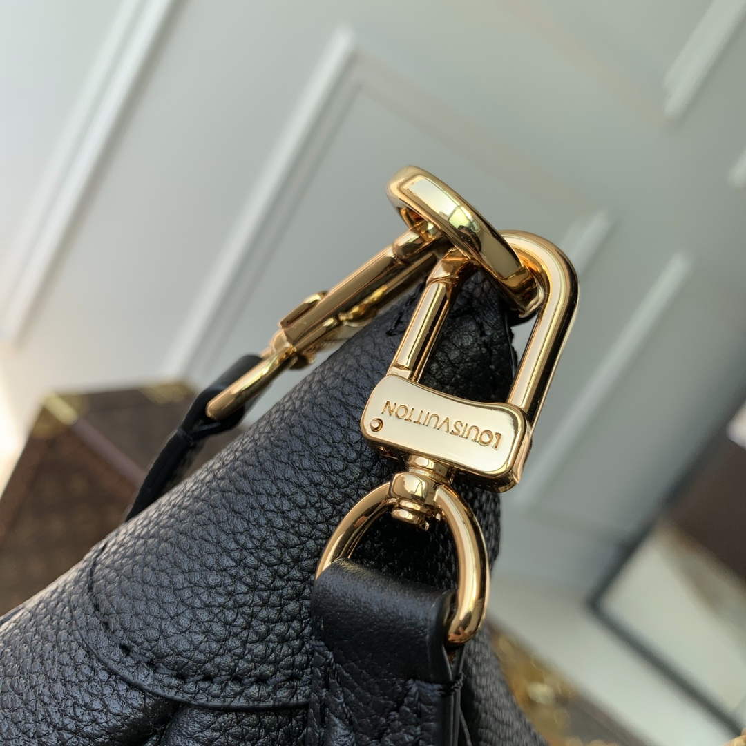 LV M46735 Louis Vuitton Bagatelle Handbag Black - Default Title - View 6