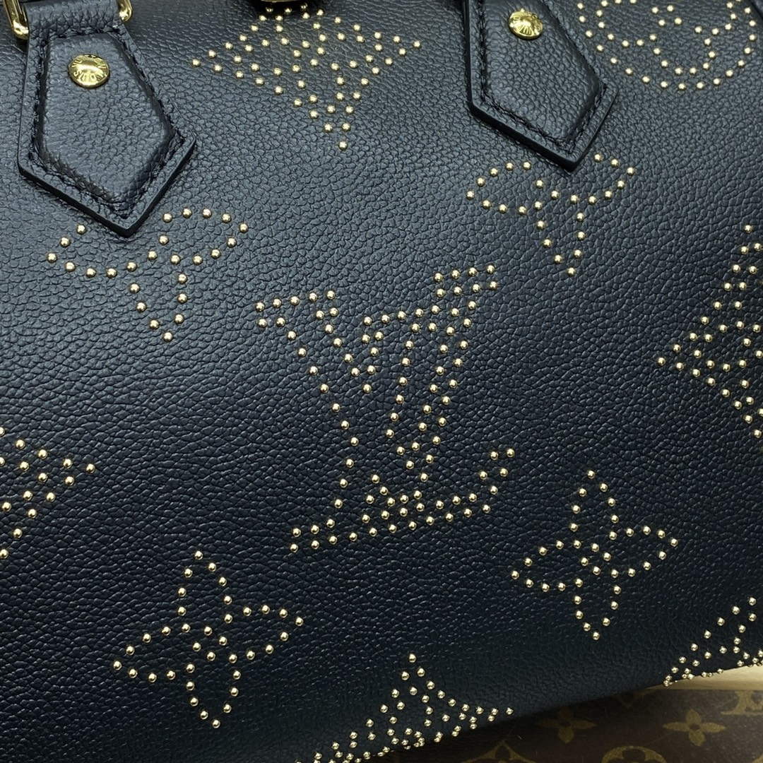 LV M46736 Louis Vuitton Speedy Bandouliere 25 Handbag Black - Default Title - View 5