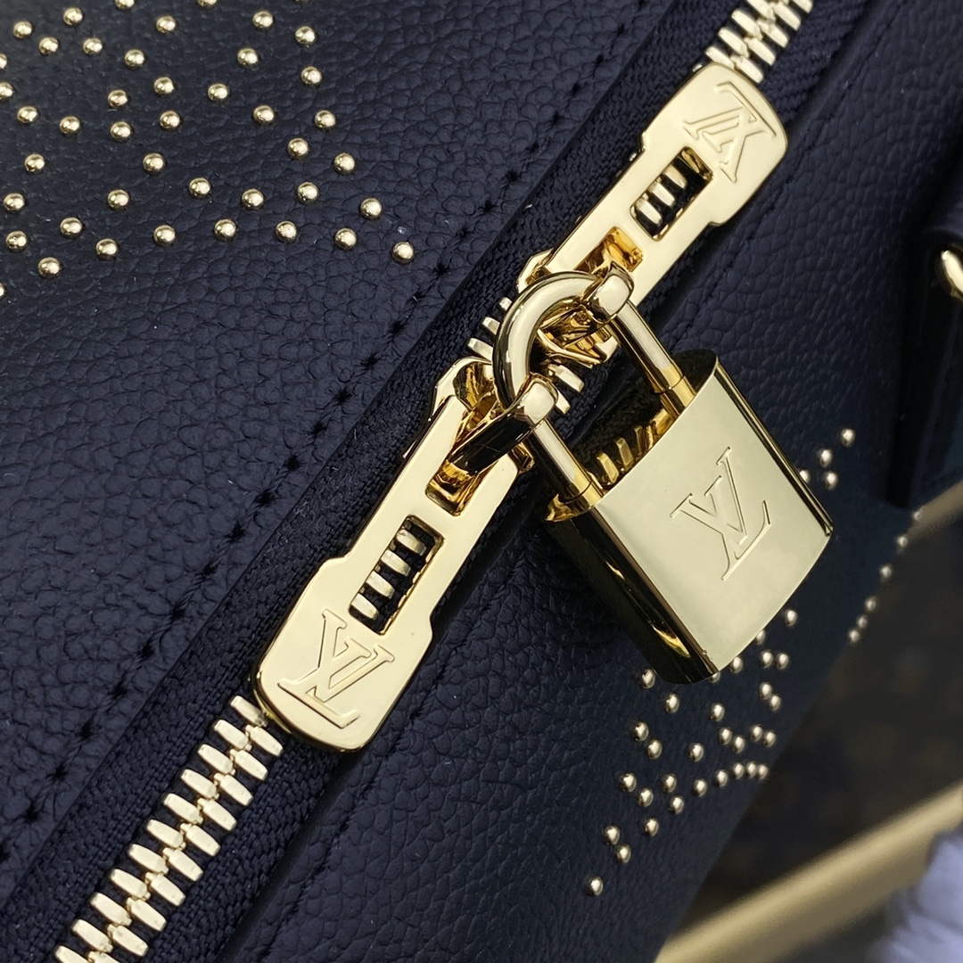 LV M46736 Louis Vuitton Speedy Bandouliere 25 Handbag Black - Default Title - View 6