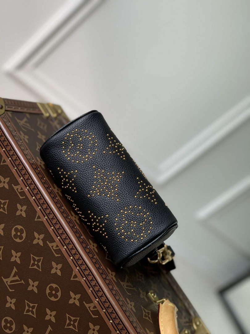 LV M46745 Louis Vuitton Nano Speedy Bag Black - Default Title - View 4