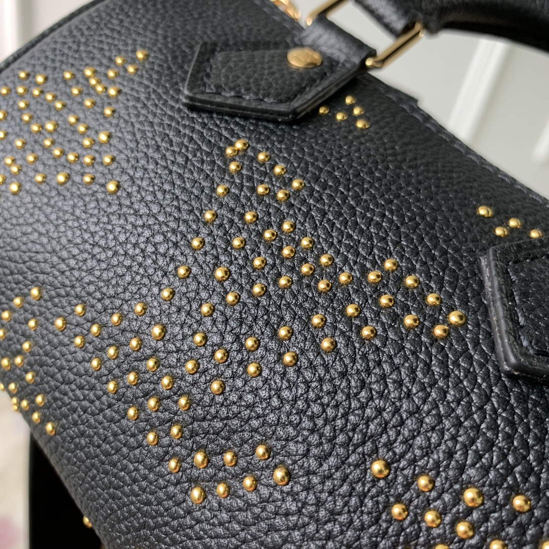 LV M46745 Louis Vuitton Nano Speedy Bag Black - Default Title - View 7