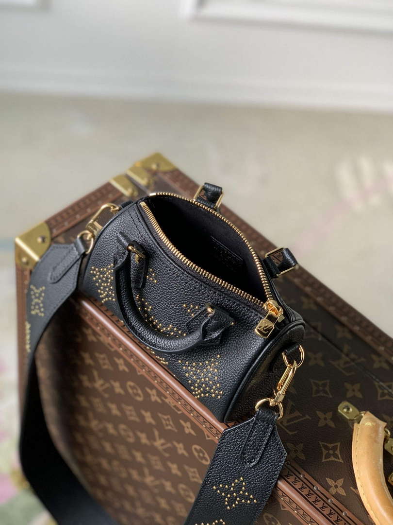 LV M46745 Louis Vuitton Nano Speedy Bag Black - Default Title - View 8