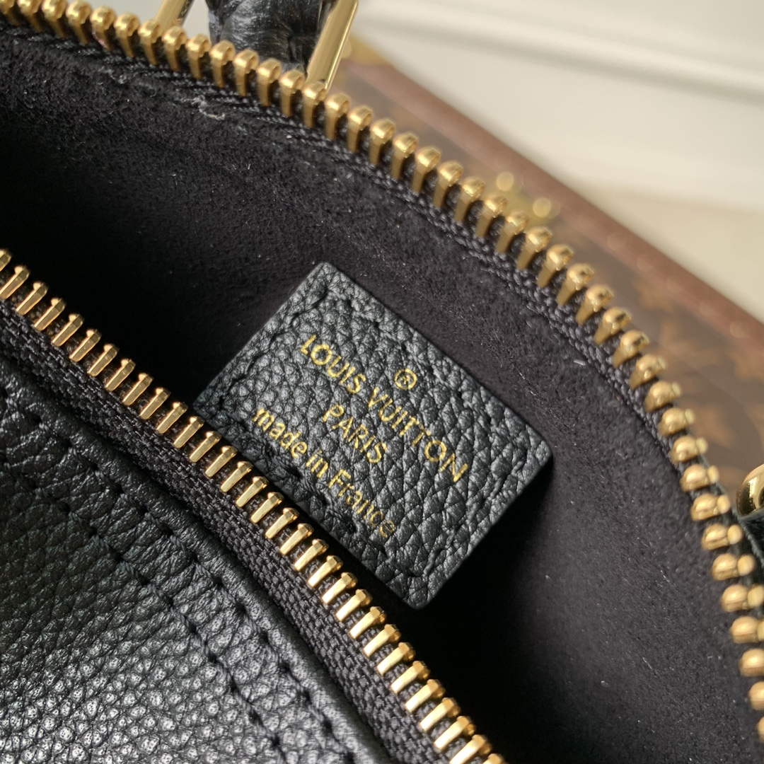 LV M46745 Louis Vuitton Nano Speedy Bag Black - Default Title - View 9