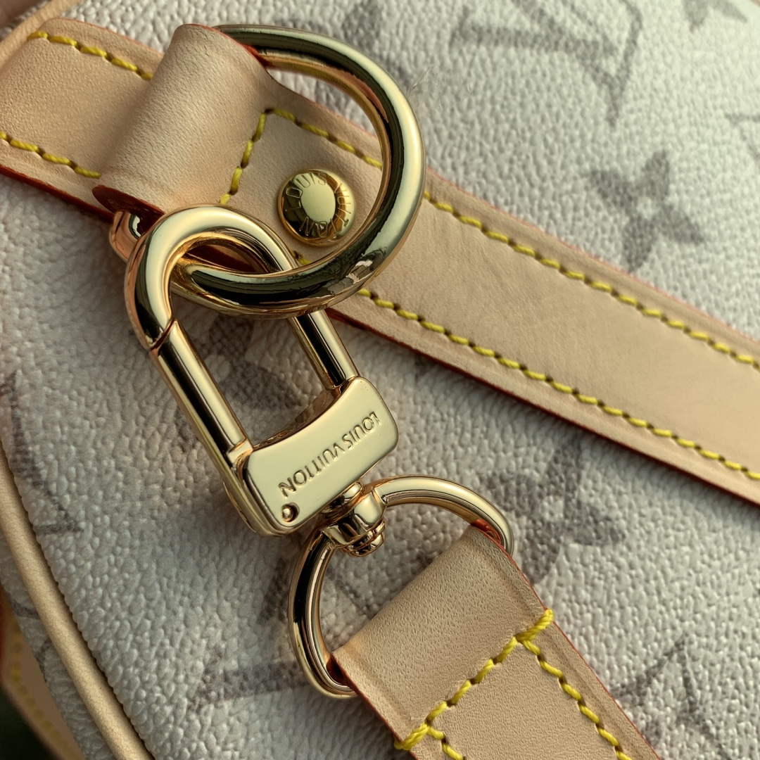 LV M46749 Louis Vuitton Speedy Bandouliere 25 Handbag Beige/Ocher - Default Title - View 5