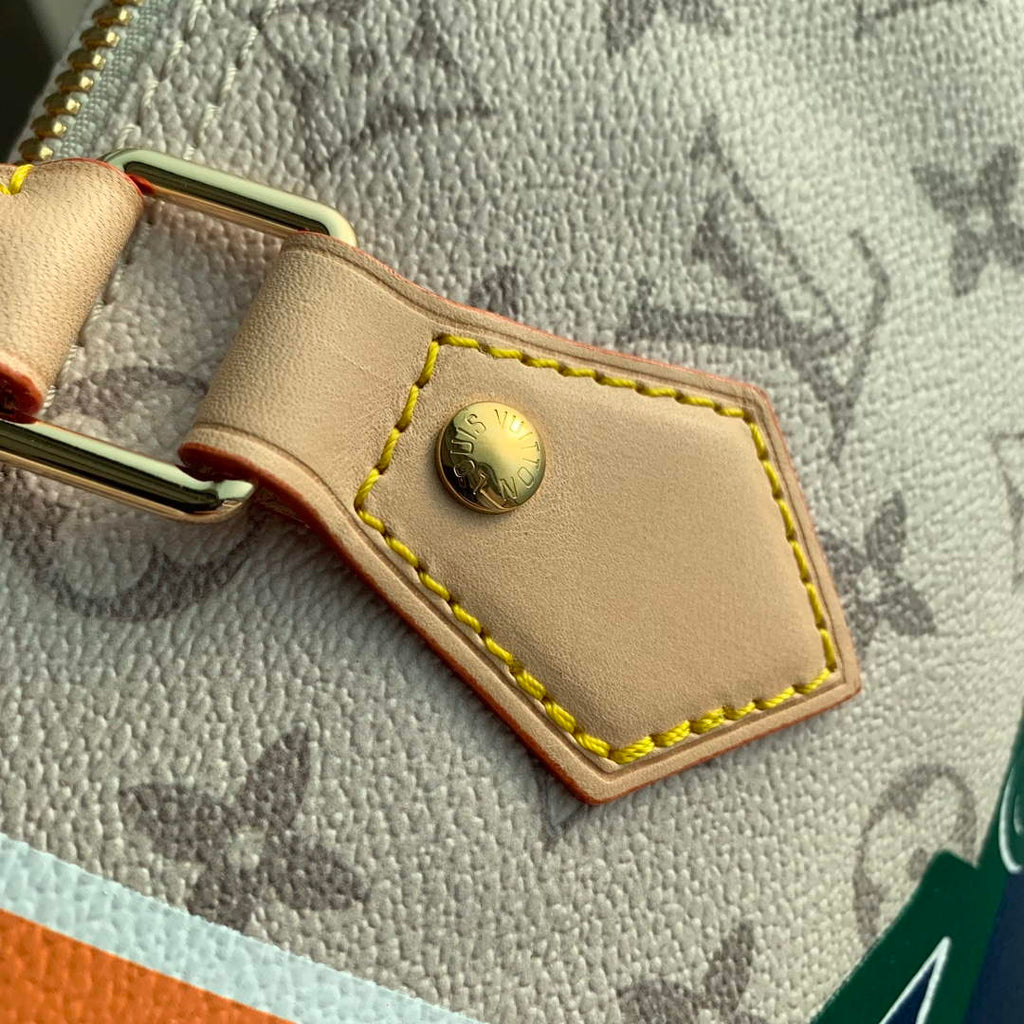 LV M46749 Louis Vuitton Speedy Bandouliere 25 Handbag Beige/Ocher