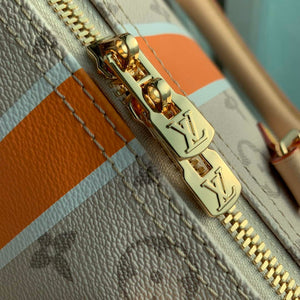 LV M46749 Louis Vuitton Speedy Bandouliere 25 Handbag Beige/Ocher - Default Title - View 7