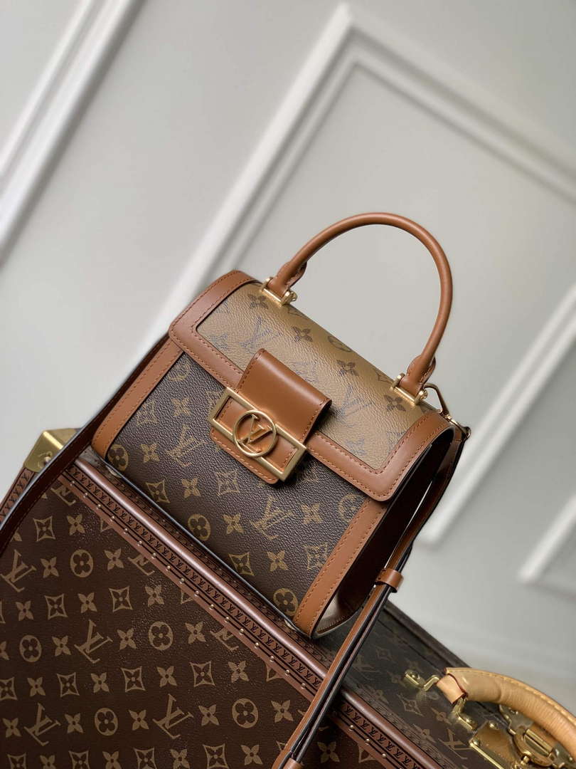 LV M46751 Louis Vuitton Dauphine Capitale Bag - Default Title - View 1
