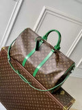 LV M46774 Louis Vuitton Keepall Bandouliere  50 Travel Bag Monogram Green