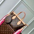 LV M46786 Louis Vuitton M46705 Neverfull BB Handbag Rose Peony - Default Title - View 1
