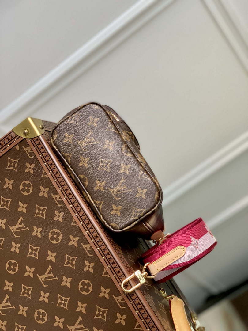 LV M46786 Louis Vuitton M46705 Neverfull BB Handbag Rose Peony - Default Title - View 4