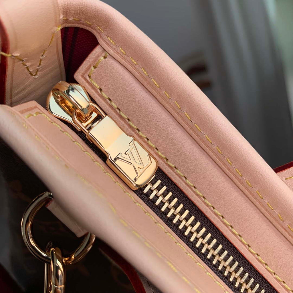 LV M46786 Louis Vuitton M46705 Neverfull BB Handbag Rose Peony