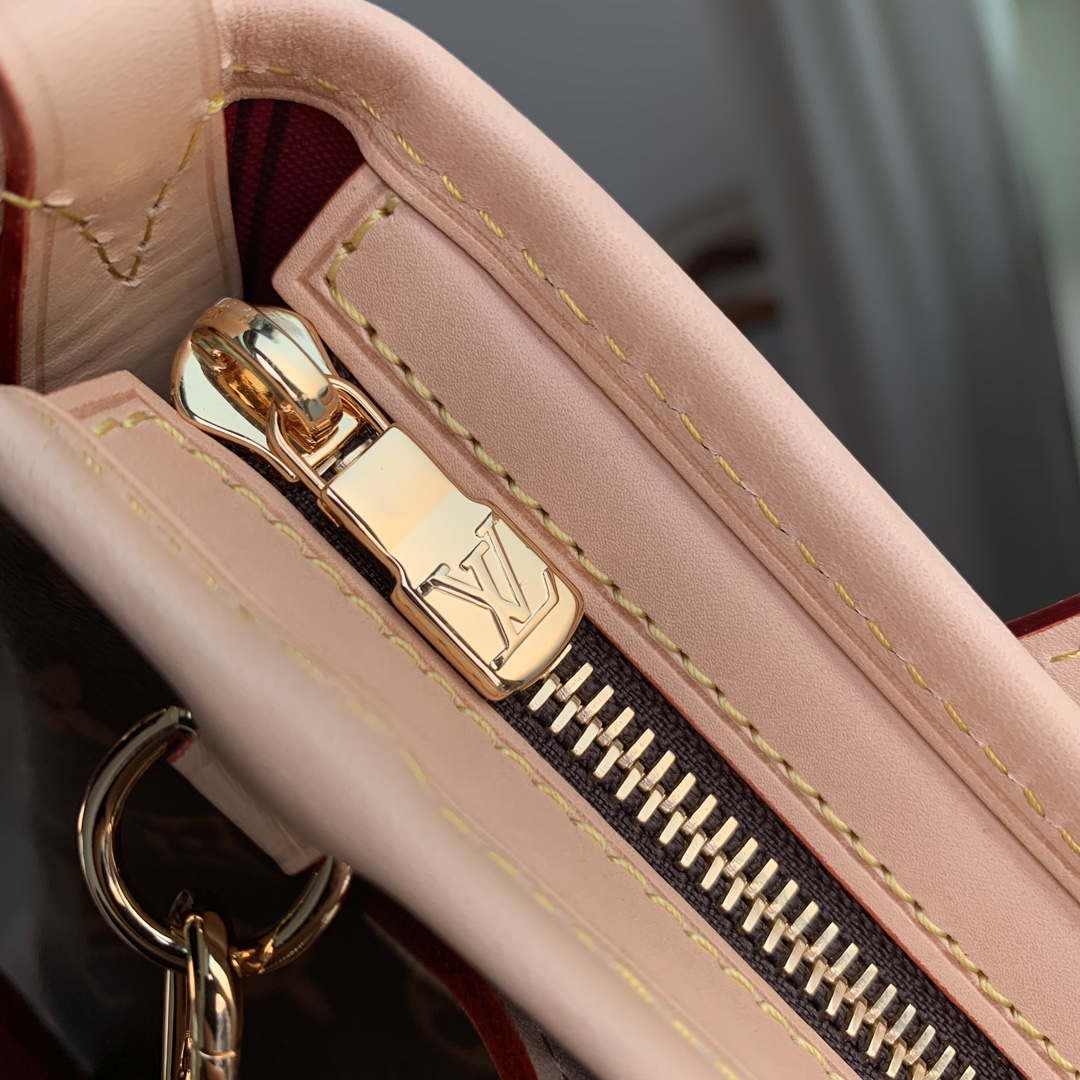 LV M46786 Louis Vuitton M46705 Neverfull BB Handbag Rose Peony - Default Title - View 7