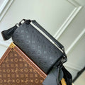 LV M46796 Louis Vuitton Soft Polochon PM Monogram Black - Default Title - View 1