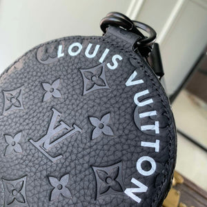 LV M46796 Louis Vuitton Soft Polochon PM Monogram Black - Default Title - View 5