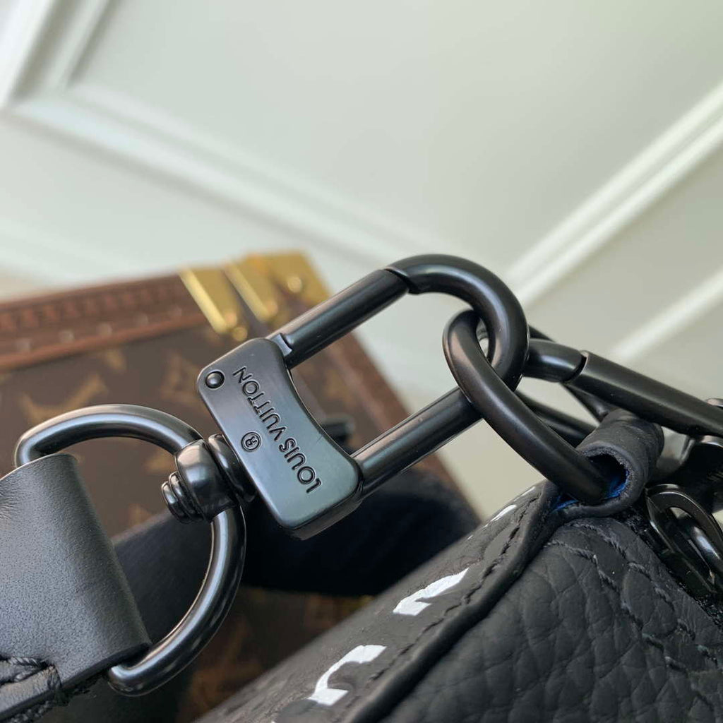 LV M46796 Louis Vuitton Soft Polochon PM Monogram Black