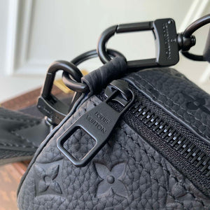 LV M46796 Louis Vuitton Soft Polochon PM Monogram Black - Default Title - View 7